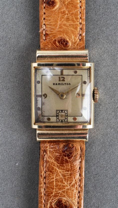 hamilton rectangular men's watches.